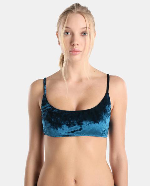 Fórmula Joven - Top De Bikini De Terciopelo Con Foam Extraíble