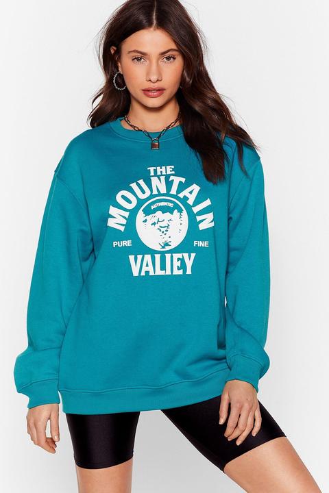 Womens Mountain Valley Oversized Sweatshirt