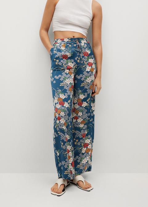 Pantalón Estampado Flores