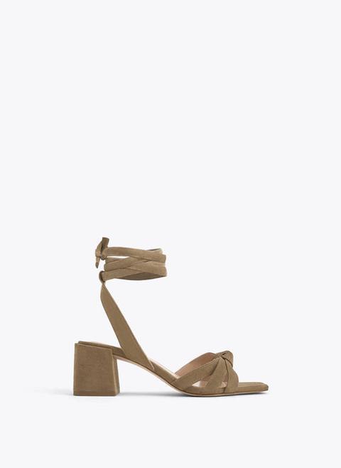 Suede Strappy Sandals