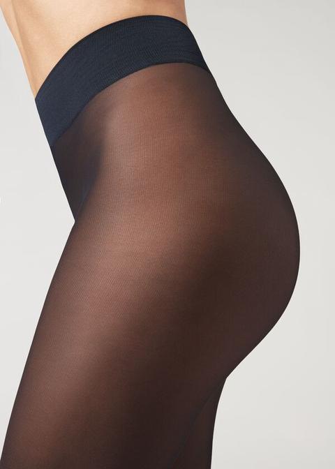 Glitter 20 Denier Sheer Tights - Patterned tights - Calzedonia