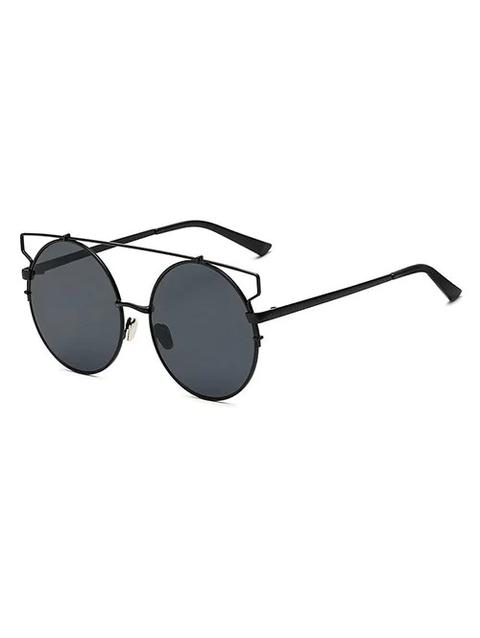 Crossbar Round Sunglasses