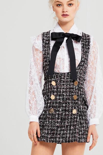 tweed mini dress