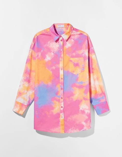 Camisa Oversize Tie-dye