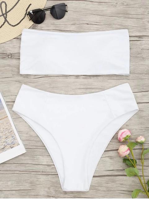 Bandeau High Cut Plus Size Bikini