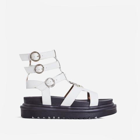 chunky sole gladiator sandals