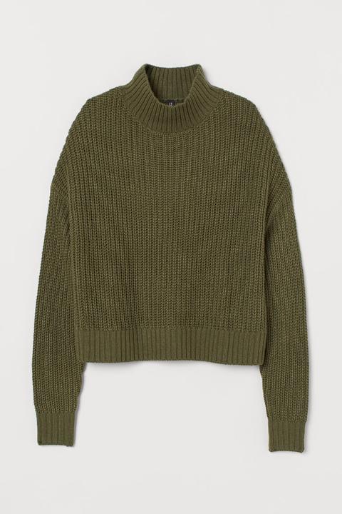 Turtleneck Jumper - Green