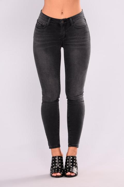 Roxie Ankle Jeans - Grey