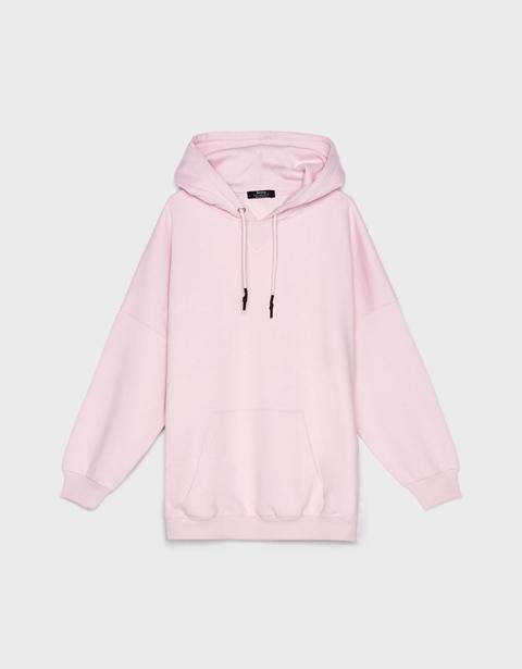 Sudadera Oversize Con Capucha from Bershka on 21 Buttons