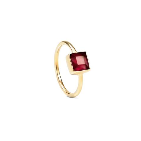 Anillo Stone Garnet