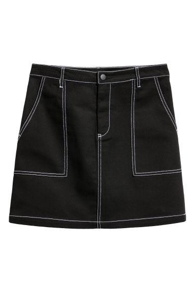 Short Twill Skirt