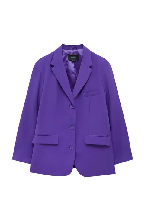 Blazer Morada 3 Botones