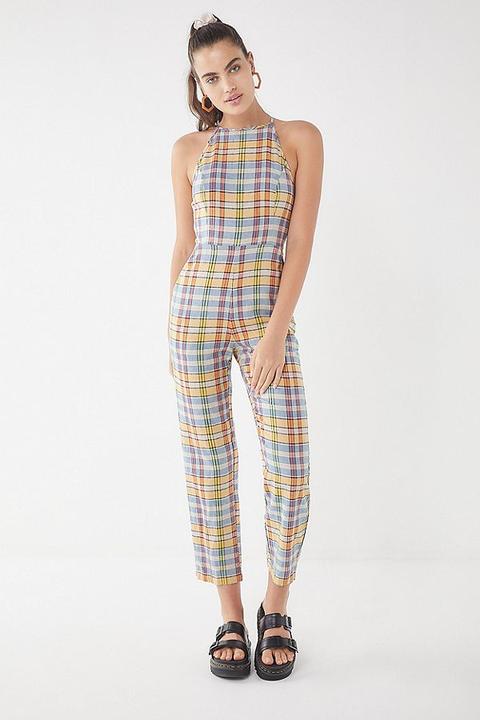 urban outfitters linen jumpsuit