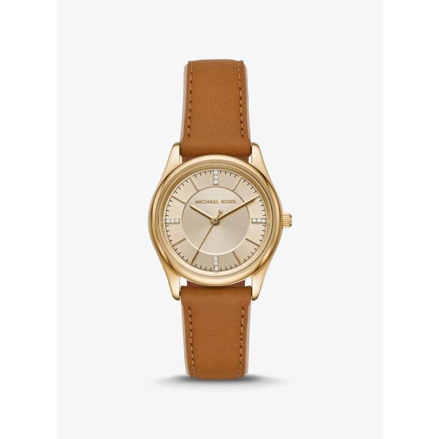 michael kors colette gold tone watch