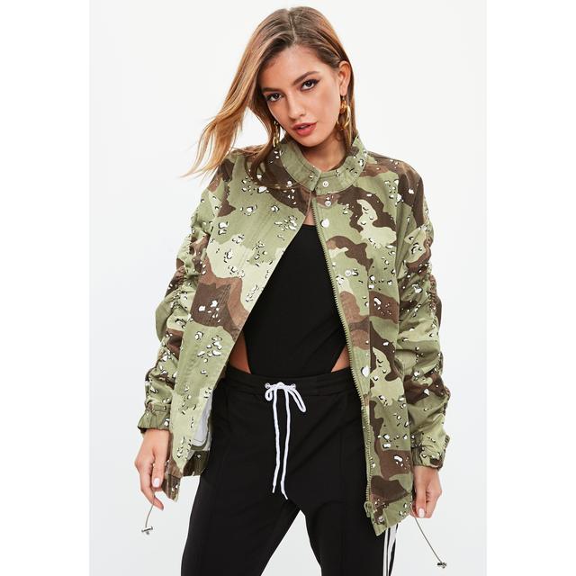 camo jacket missguided