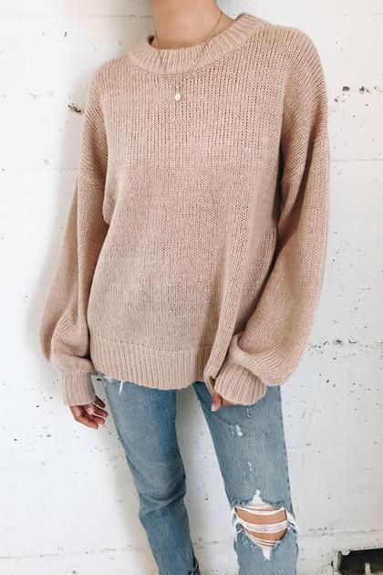 Rowie Sweater - Dusty Pink