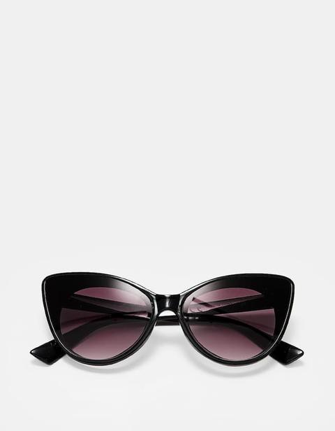 Occhiali Cat Eye Con Lente Integrata Nero