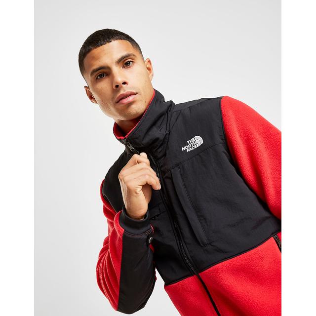 red north face fleece