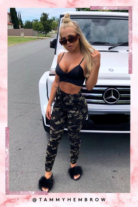 Danielle Camo Print Joggers