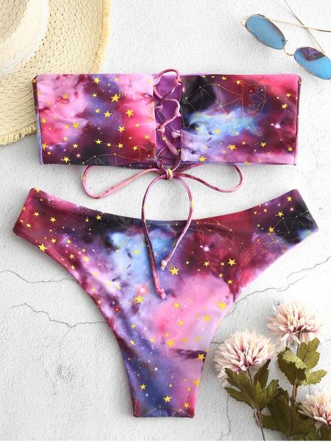 zaful galaxy bikini