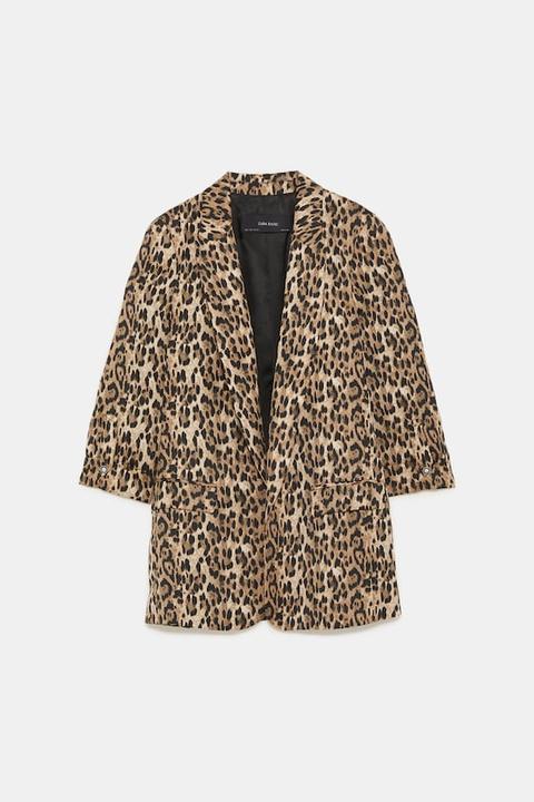 Blazer Stampa Animalier