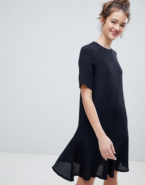 Vestido Skater En Negro De Monki