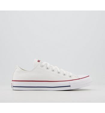 Converse All Star Low Trainers White Canvas