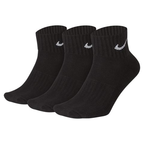 Nike Cushion Training Ankle Socks (3 Pairs) - Black