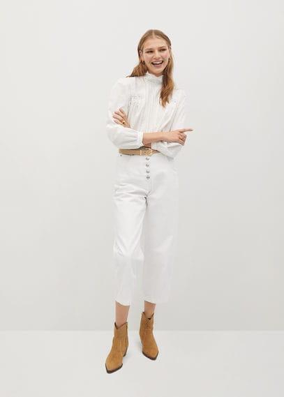 Blouse Ajourée Coton