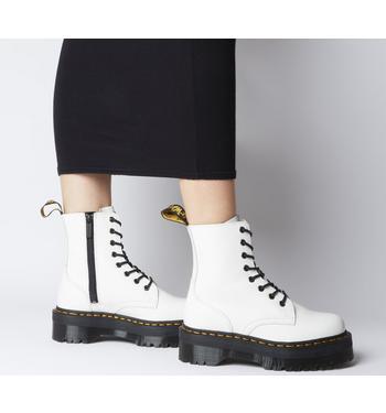 Dr. Martens Jadon 8 Eye Boot White