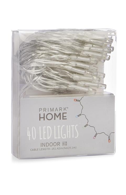 40 Luci Led Colorate