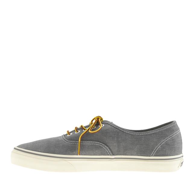 vans j crew washed canvas authentic