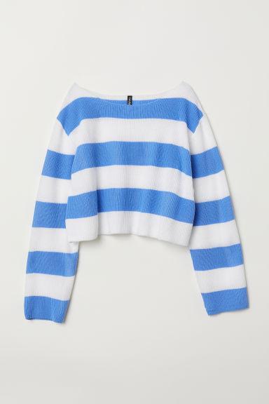 H & M - Pullover A Righe - Blu