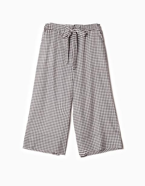 Pantalón Culotte Vichy