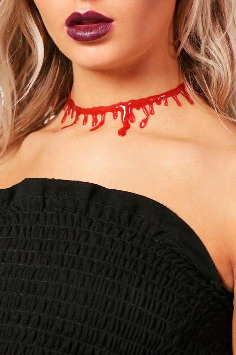 Halloween Blood Drip Choker