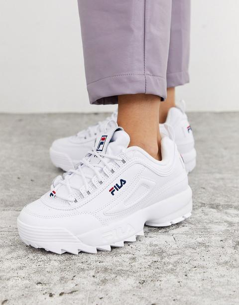 Zapatillas De Deporte Blancas Disruptor De Fila-blanco