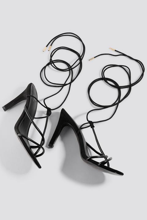 Milena Karl X Na-kd Strappy Sandal - Black