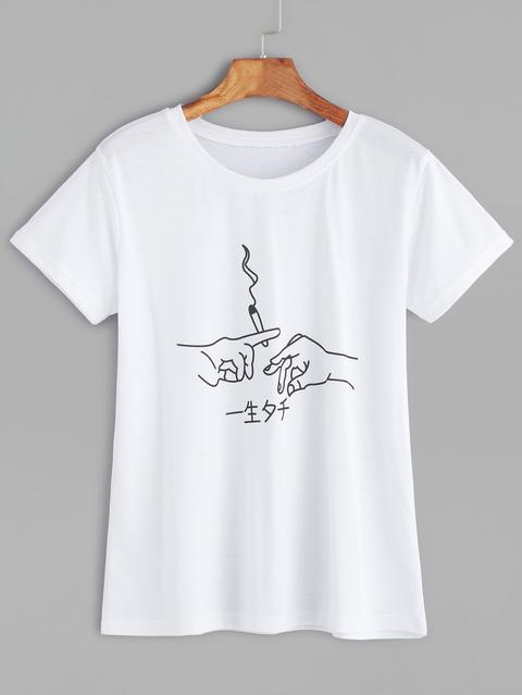 T-shirt Con Disegno