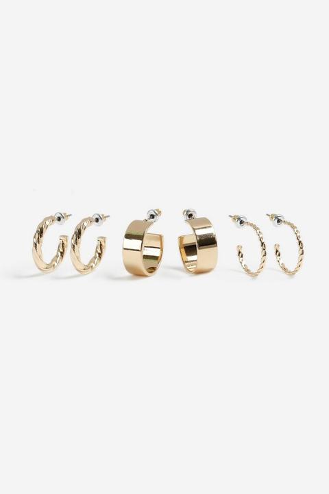 **pack Of 3 Hoop Earrings