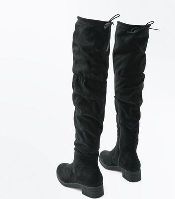 slouch boots over the knee