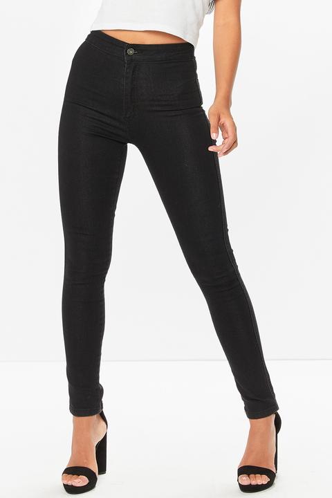 Chantelle Black High Waisted Skinny Jeans