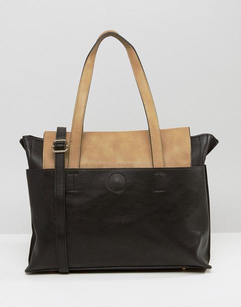 Oasis - Maxi Borsa In Due Colori - Multicolore