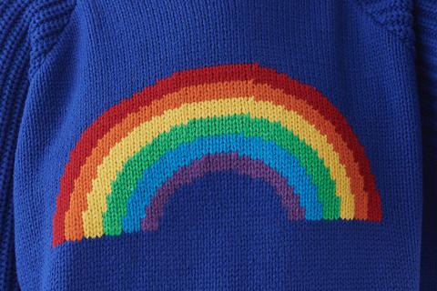 lazy oaf over the rainbow jumper dress