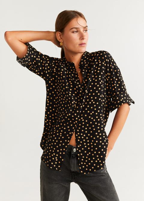 Blusa Estampado Topos