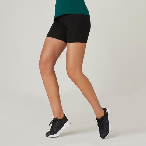 Mallas Leggings Ciclista Mujer Nyamba Fit+ 500 Negro