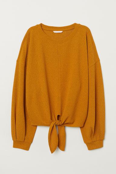 H & M - Top Da Annodare - Giallo
