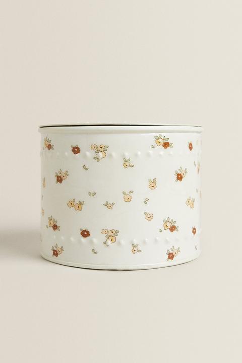 Floral Metal Box