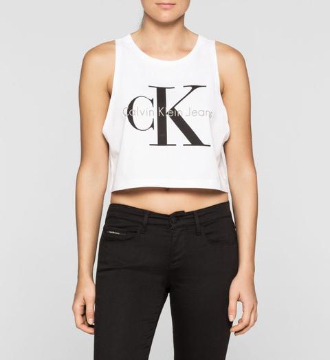 Cropped Logo Tank Top