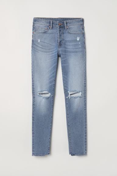 H & M - Trashed Skinny Jeans - Blu