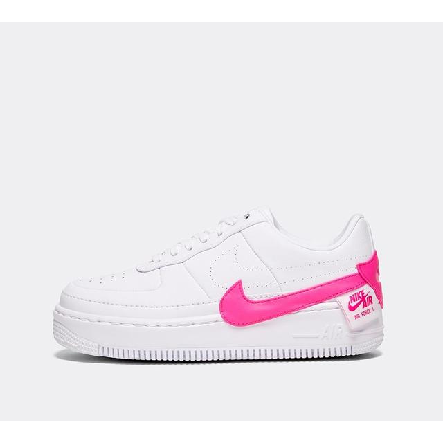 nike white and pink air force 1 jester trainers